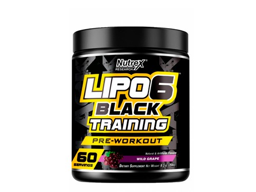 Suplemento Nutrex Lipo 6 Black Training Pre entreno 30 sv