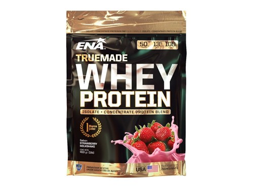 True Made Whey Protein 1 Lb - Ena Proteína Suero De Leche 453g