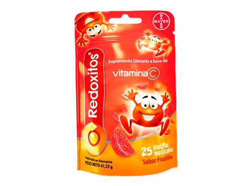 Redoxitos Suplemento Dietario Vitamina C Sabor Naranja 25u