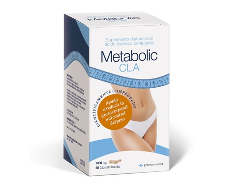 Metabolic Cla Suplement Dietario 60 Capsulas Blandas