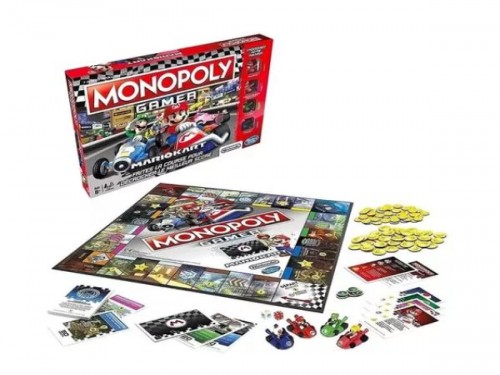 Juego De Mesa Monopoly Mario Kart Gamer Hasbro E1870