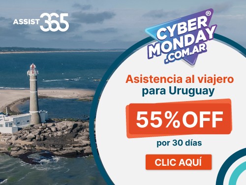 Asistencia al viajero para Uruguay, por 30 días ASSIST 365 con 55% OFF