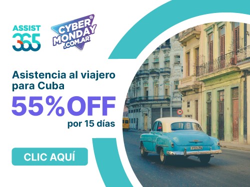 Asistencia al viajero para Cuba, por 15 días ASSIST 365 con 55% OFF