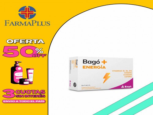 Bago+ Energía por 30 comprimidos