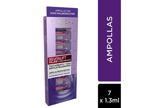 L'Oréal Paris Revitalift Ácido Hialurónico 7 Ampollas 1.3ml