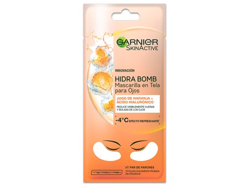 Mascarilla en Tela para Ojos Garnier Skin Active Naranja 1u