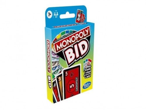 Juego De Mesa Monopoly Cartas Bid Hasbro