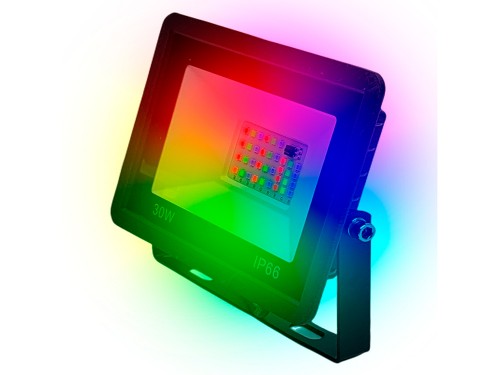 Reflector Led RGB Gadnic Para Interior Exterior 30w