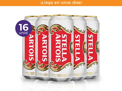 Pack: 16 Stella Artois 710ml