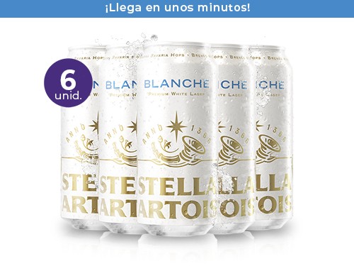 Pack: 6 Stella Artois Blanche