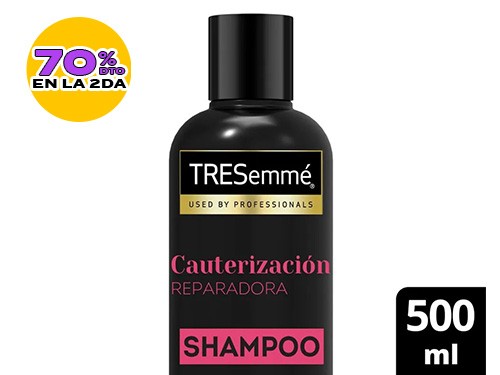 2da 70% Shampooo TRESEMME Cauterización Reparadora 500 Ml.