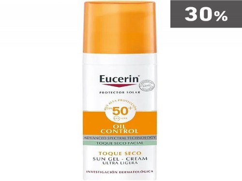 Eucerin Protector Solar x 50ml Facial Toque Seco Spf50