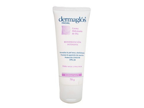 Crema Facial Hidratante de Día Piel Seca con FPS20 70g Dermaglós