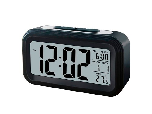 Reloj Despertador Digital Gadnic Alarma Snooze Fecha Hora Temp