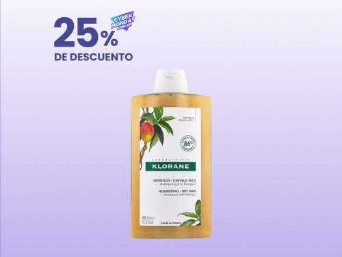 Shampoo Mango klorane Cabello Seco X 400 Ml