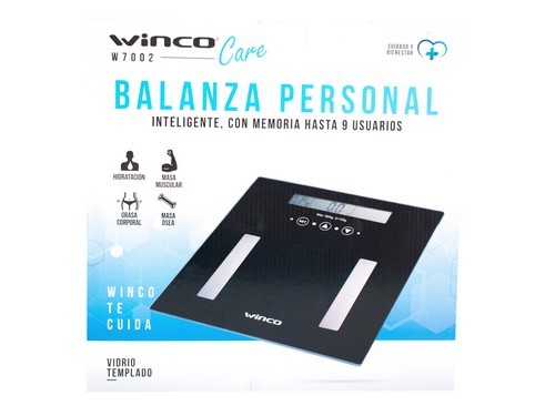 Balanza Personal Inteligente Capacidad 180kg Winco