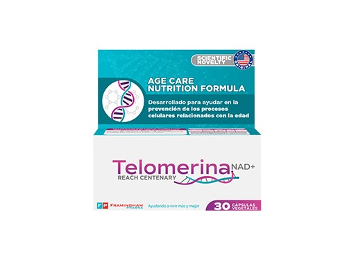 Suplemento Telomerina NAD+ 30 Cápsulas