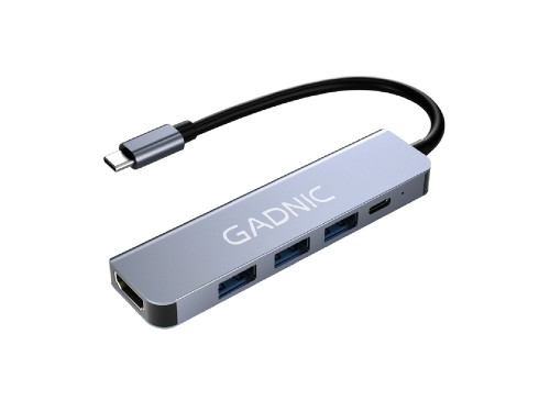 Adaptador USB C Hub Para Mac y Pc 4 en 1 Usb C - HDMI - Usb 3.0