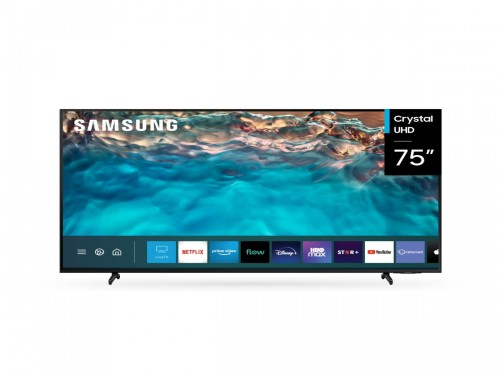 Smart TV LED 75" Samsung UN75BU8000GCZB 4K Ultra HD