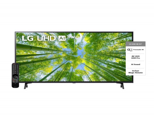 Smart TV LED LG 43" 43UQ8050PSB Ultra HD 4K