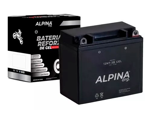 Bateria Gel Alpina 12n7-3b Zanella Zr 200 Ohc ML