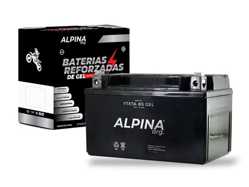 Bateria Alpina Ytx7a-bs Gel Libre De Mantenimiento ML