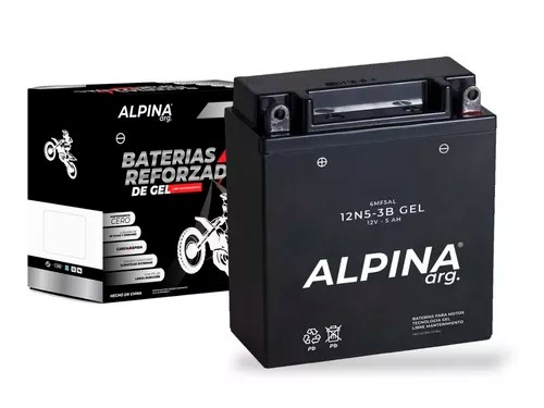 Bateria Alpina 12n5-3b Gel Zanella Zb 110 125 Due Vento 110 ML