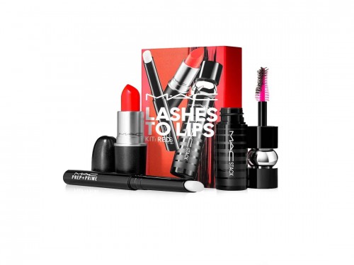 Mac Lashes To Lips Red Set