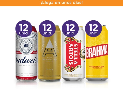 Pack: 48 Cervezas Clasicas Lata 473ml