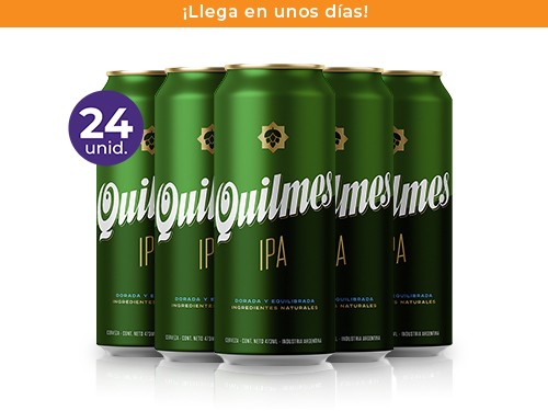 Pack: 24 Quilmes IPA 473ml