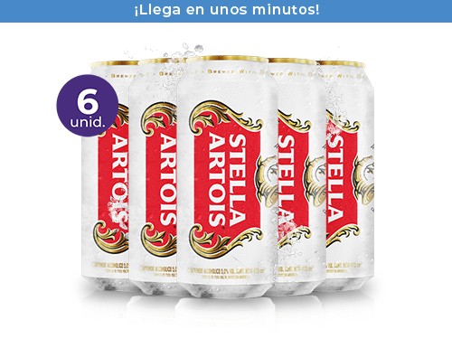 Pack: 6 Stella Artois Lager