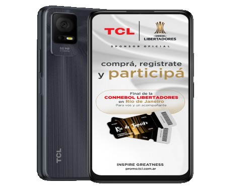 Celular TCL 408 6.6" 4/64GB Gris