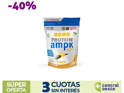 Suplemento Nutricional Ampk Nutri Vegan Protein Vainilla x506gr