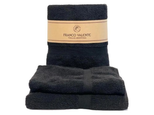 Juego de toalla y toallon Franco Valente 100% algodon de 580grs