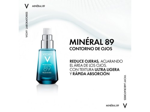 Vichy Mineral 89 Booster 50 gr + Mineral 89 Contorno de Ojos 15 ml
