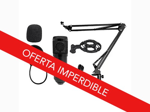 Micrófono para streaming con soportes BM800 Venetian