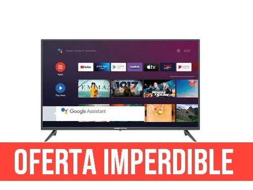 SMART LED ANDROID TV CROWN MUSTANG 32 PULGADAS HD CM-32MT005-2