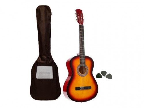 Guitarra Criolla Clásica Nuevas Calidad Con Funda Pua Manual