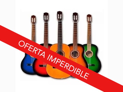 Guitarra criolla clásica natural El Tronador
