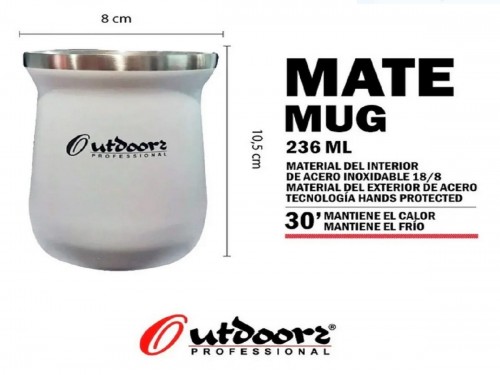 Mate Mug Professional Blanco Outdoors