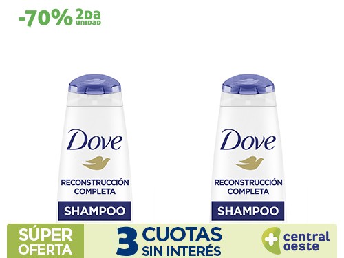 Dove shampoo X400Ml Reconstruccion Completa