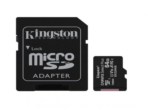 Tarjeta Kingston 64GB + SD Adapter SDCS2