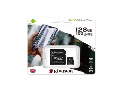 Tarjeta Kingston MicroSD 128GB Clase 10