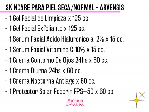 SKIN CARE PIEL NORMAL/SECA - ARVENSIS