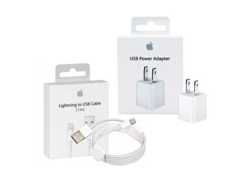 Combo Apple Cargador 5W + Cable USB 1M
