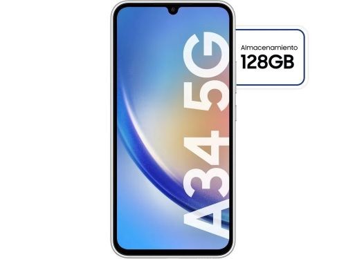 Celular  Galaxy A34 5G silver 6/128GB 6.6' Samsung