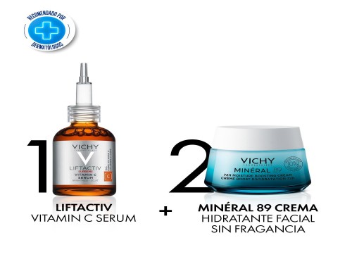 Vichy Liftactiv Vit C Serum 20ml + Crema Mineral 89 Sin Fragancia 50ml