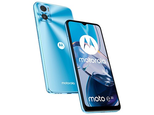 Celular Motorola E22 azul 4+64 GB