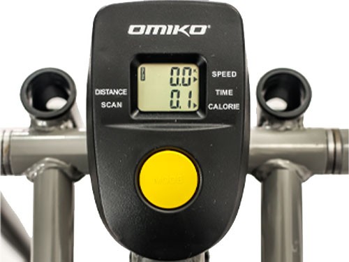 Caminador elíptico Omiko 53TL Ajustable con monitor digital