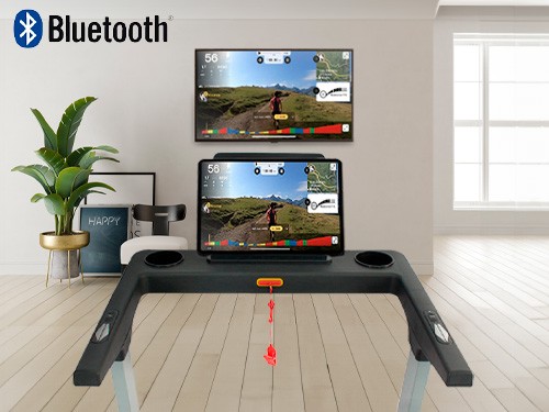 Cinta para correr 16 km/h con inclinación, Bluetooth y Apps TV ZS-80X